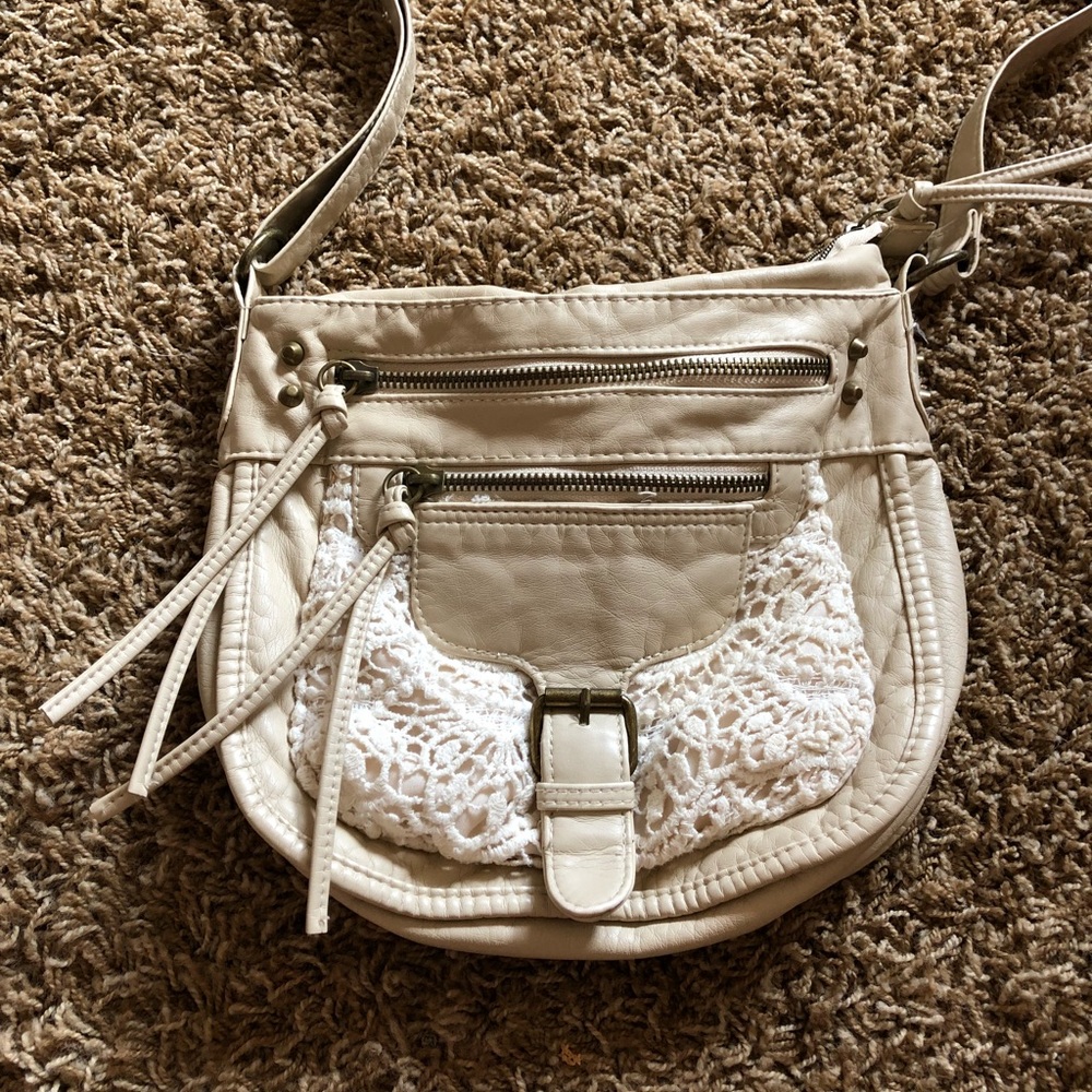 Tan crossbody bag